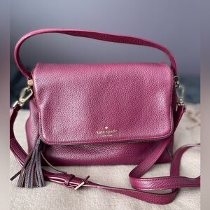 Kate Spade Miri Chester Street Satchel Handbag Crossbody Bag Rioja Mahog…